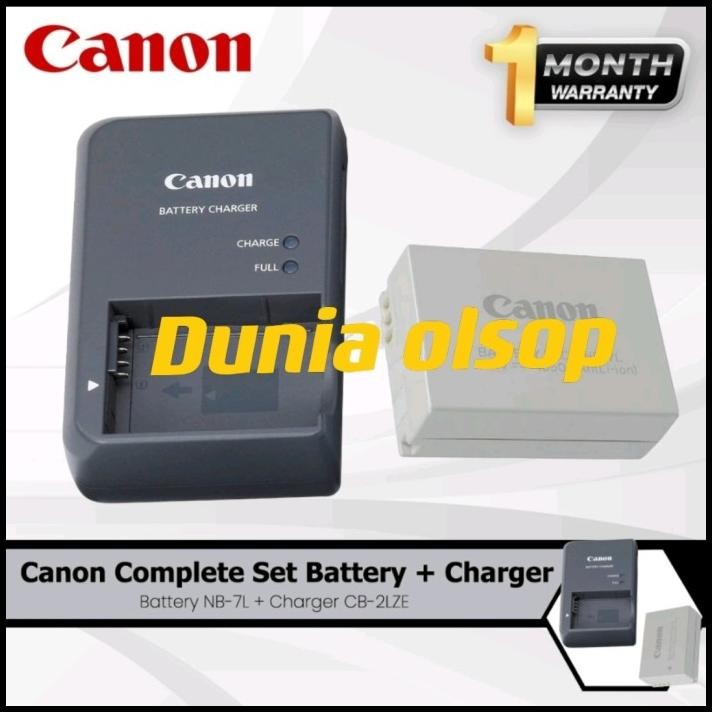 Paket Baterai Charger Camera Canon G12 Batre Camera Canon G12