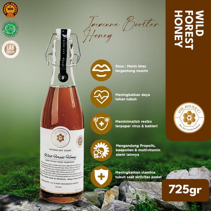 

Wild Forest Honey - Madu Immune Booster / 100% Madu Hutan Asli PRAM