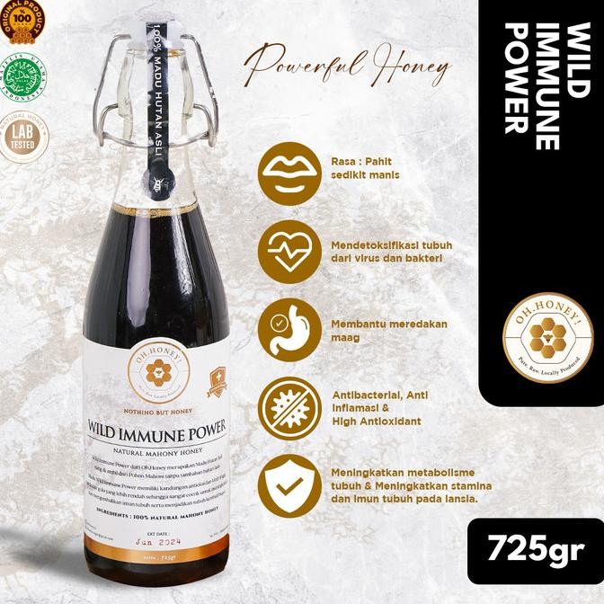 

Wild Immune Power - Powerful Immune Booster / 100% Madu Hutan Asli PRAM