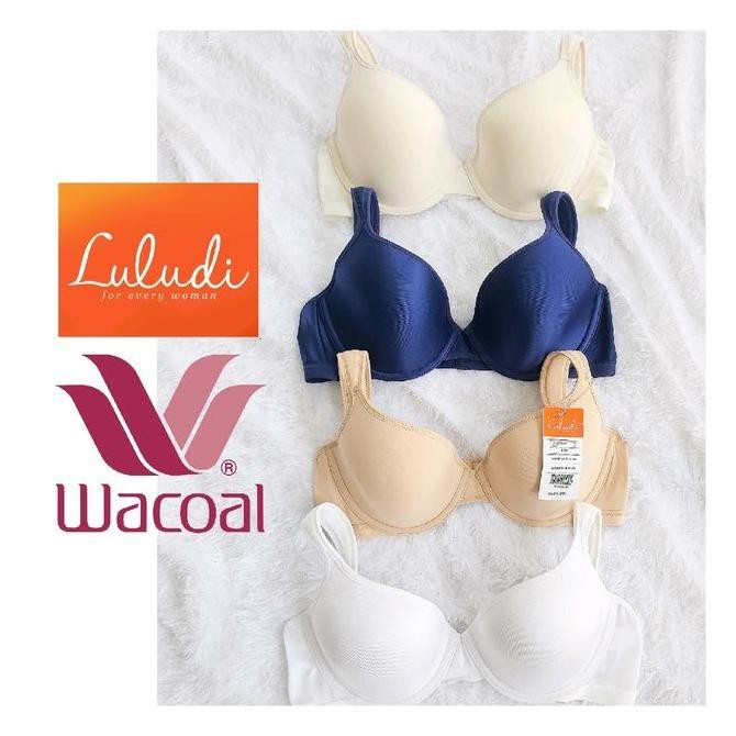 Hot Sale, Bra Luludi By Wacoal Kawat Busa Tipis Size 34B 36B 36C 38B Polos Llb 60105 K82 Llb60105 Ny