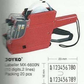 

rwet-23 JOYKO MX-6600N (angka, angka) -Label Harga 2line Premium