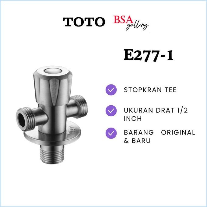Tee Konektor / T Sambung Jet Shower / Stopkran/ Stop Kran Cabang Murah