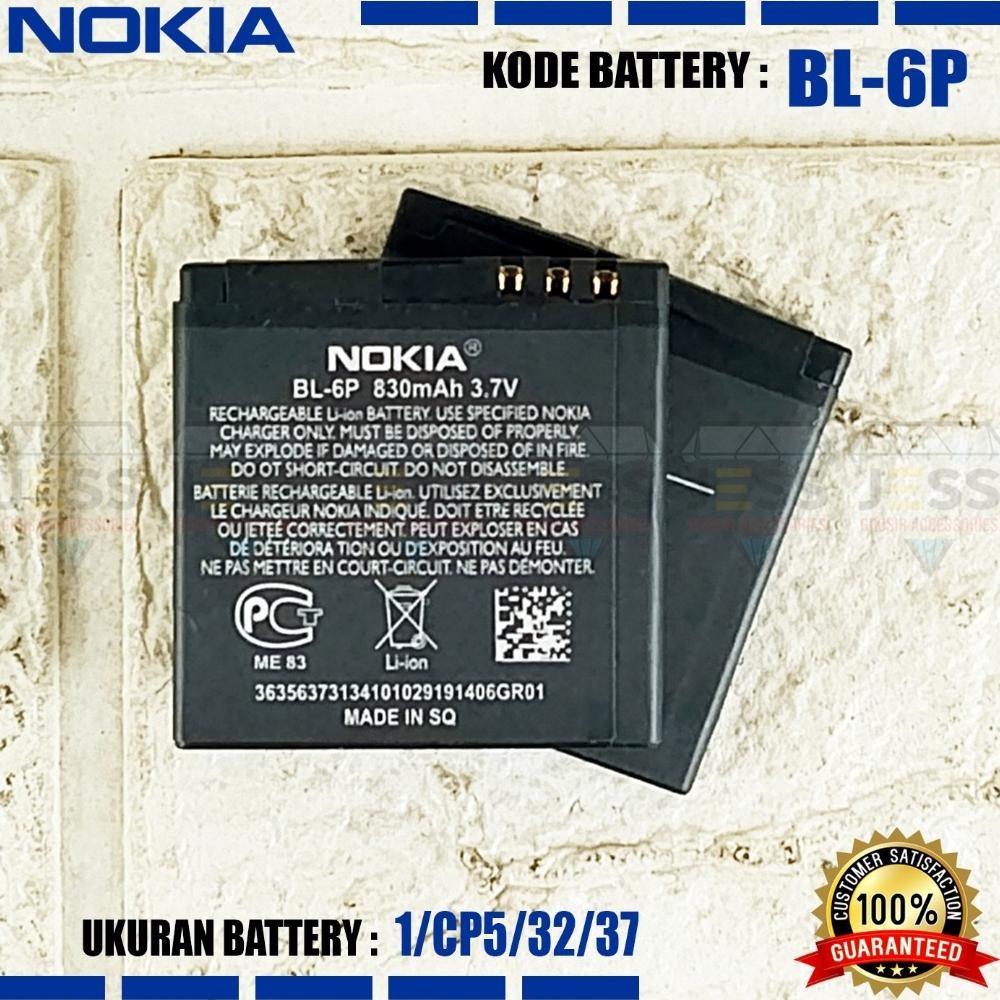 QIG-1722 Baterai Original BL-6P BLp6P Compatible Hp Cina & Nokia Jadul 6500c 6500 Classic 7900 Cryst