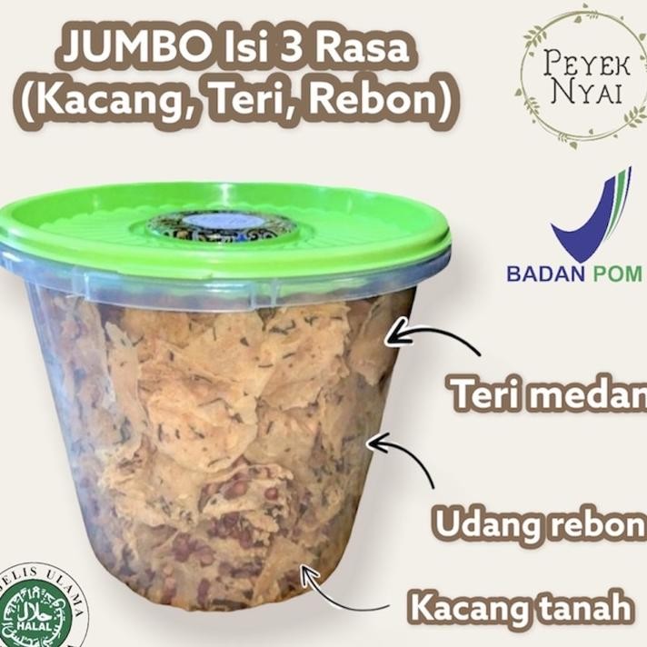 

Peye Nyai Rempeye Campur Ii 3 Raa Acang Teri Rebon Jumbo