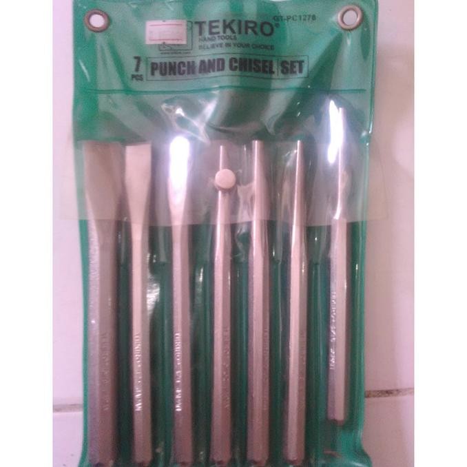 Murah Tekiro - Pahat Beton Pahat Bubut Pahat Besi Set 7 Pcs - Original