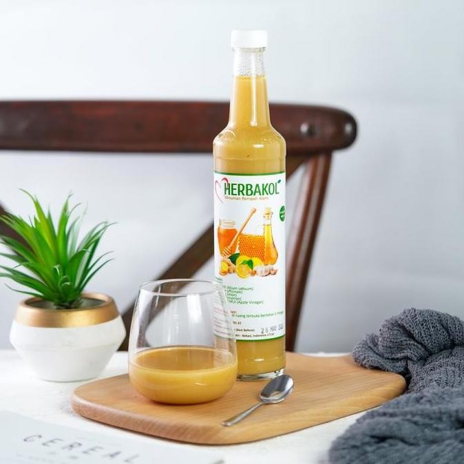 

Herbakol (Paket 2 Botol) Jus Bawang Putih Lemon Jahe Merah Cuka Apel Madu Kayu Manis Juice