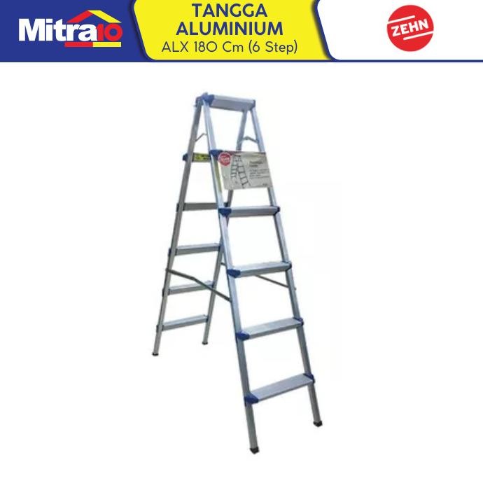 Zehn Tangga Alumunium Alx 180 Cm (6 Step) New Stok