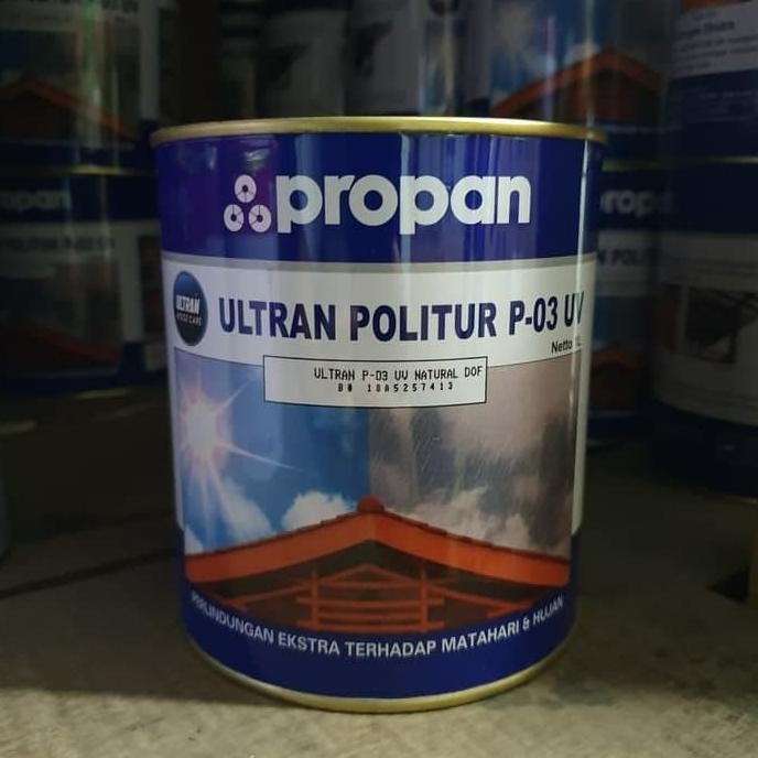 Diskon Cat Politur Urat Kayu Propan Ultran P03 Warna Natural Dof 1L
