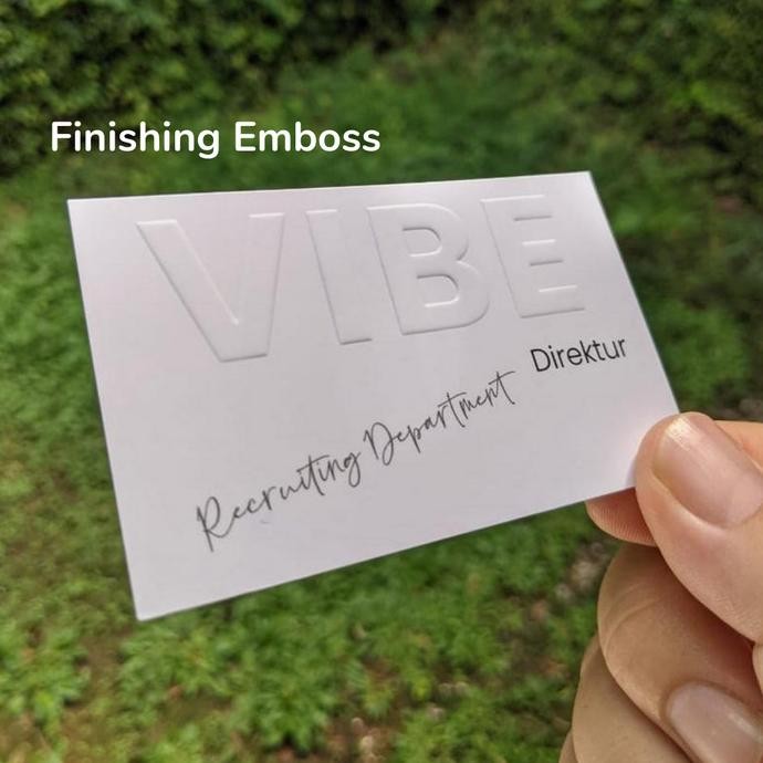 

Kartu Nama Emboss / Timbul