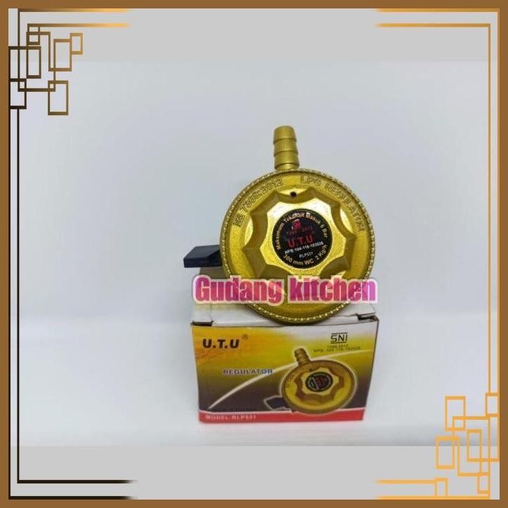 [GGK] REGULATOR GAS LPG 3KG 5KG 12KG MERK UTU NON METER