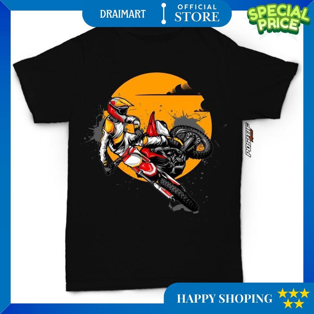 [Promo] Kaos Anak Laki Perempuan Motor Cross Positif Merch
