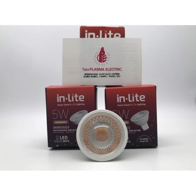 LAMPU MR16 MR 16 INLITE IN-LITE 5W 5 W 5WATT 5 WATT murah