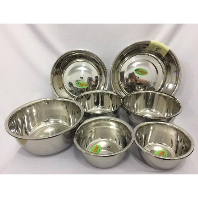 Komodo Baskom Stainless Steel 50cm Baskom Besar Stainless 50 Cm murah