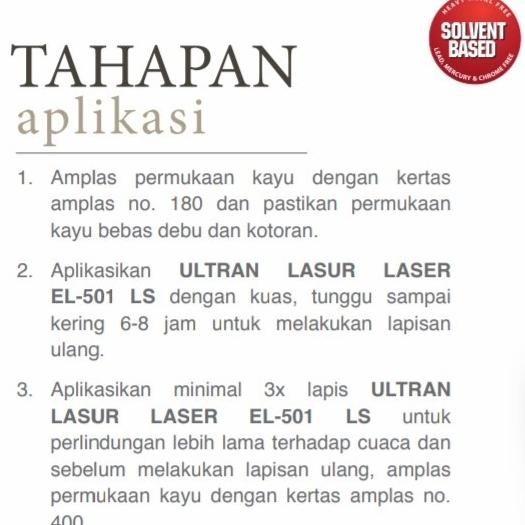 Spesial Ultran Lasur El 501 Natural Gloss Propan