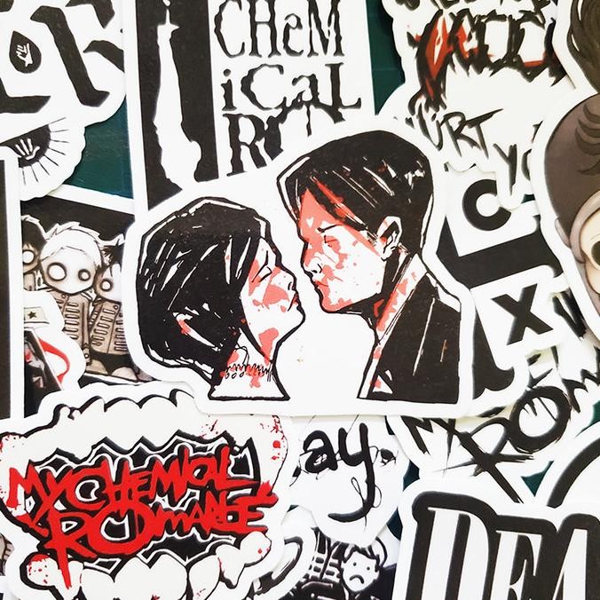 

STICKER PACK - MY CHEMICAL ROMANCE | STICKER KOPER STICKER TUMBLER STICKER LAPTOP HELM murah