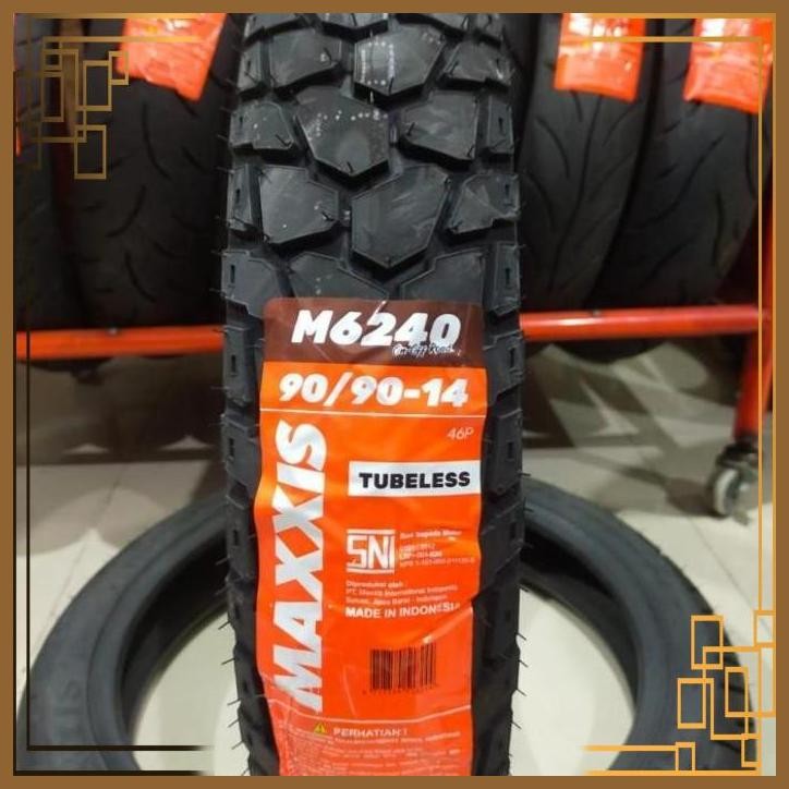 [LBP] BAN LUAR MAXXIS 14-90/90 M6240 TUBELESS