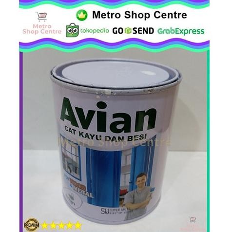 Terjangkau Avian-Cat Kayu Besi High Glossy (Cepat Kering) 1Kg Putih(Sw) Mengkilap