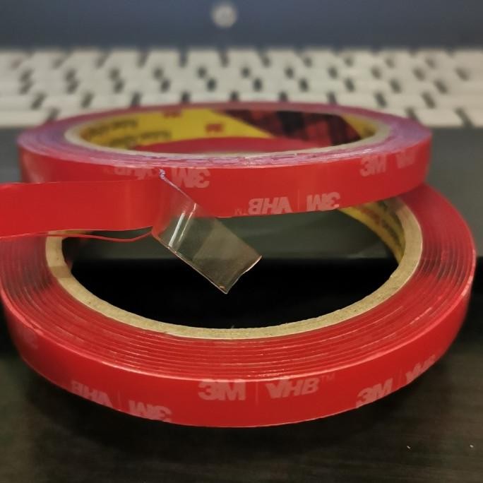 

Double Tape 3M 4910 VHB Clear / Double Tape Bening 10mm murah