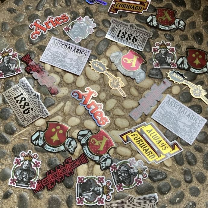 Arsenal x Aries Arise Sticker murah