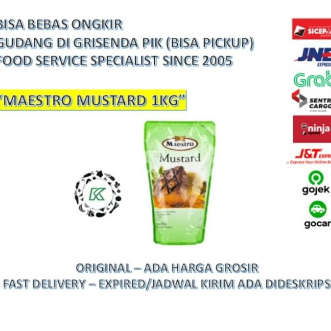 

Maestro Mustard Dressing 1kg Refill Pouch murah