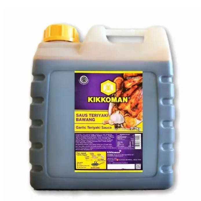 

Kikkoman Saus Teriyaki Bawang 5.7kg | Garlic Teriyaki Sauce 5,7 kg murah
