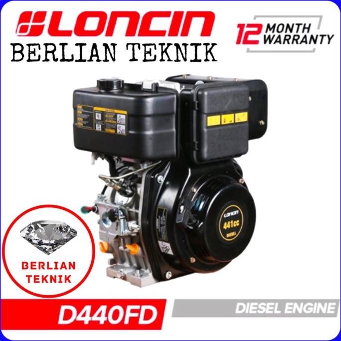 Mesin Penggerak Solar Engine Diesel Loncin D440FD / 9 HP Starter murah