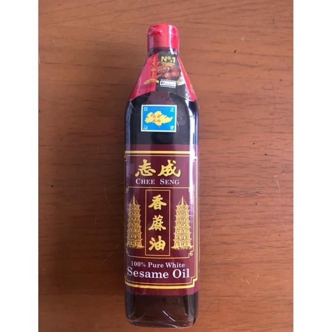 

Chee Seng Sesame Oil / Minyak Wijen Pagoda / Minyak masak 750ml murah