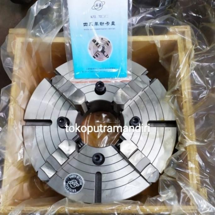 Chuck Bubut 12" 4 Jaw | Claw bubut 4 Jaw | Catok Kepala Bubut 12 Inch murah