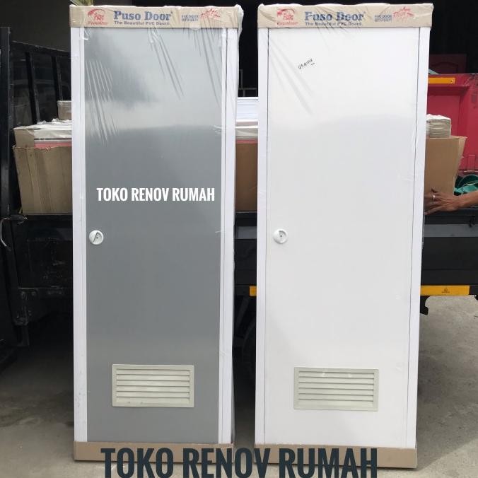 Pintu kamar mandi pvc KUSEN TEBAL (KUALITAS PREMIUM) pintu pvc murah