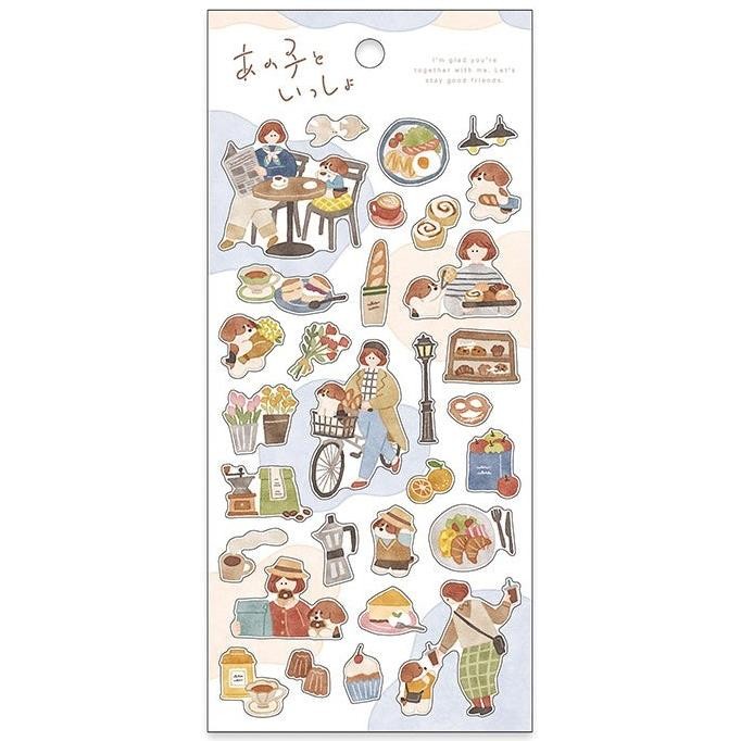 

Mind Wave | The Girl Sticker - Together with the Dog murah