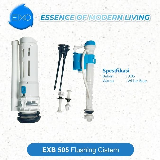 Flush Toilet Duduk Eixo Bufalo New Stok