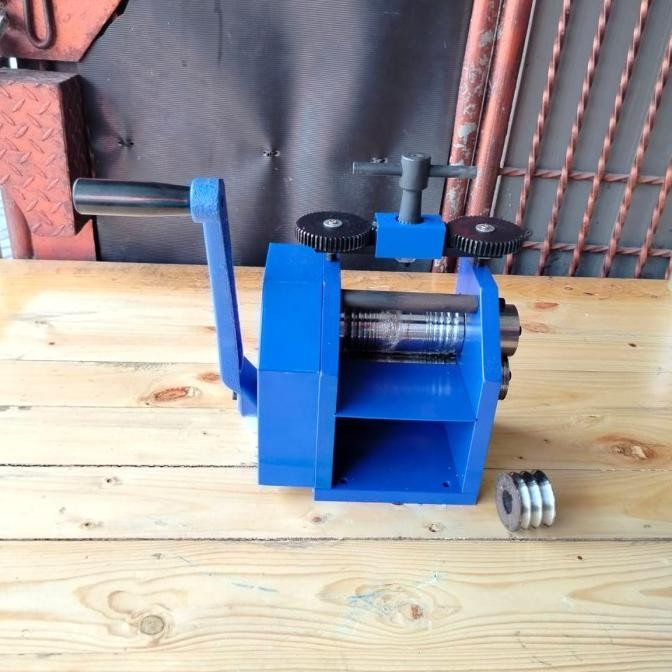 Alat Mesin Gilingan Rol Kawat Emas,Perak,Tembaga,Alumunium Putar Manual murah