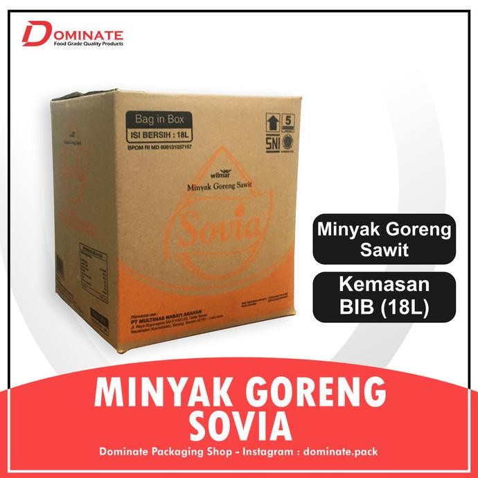 

Minyak Goreng Sovia BIB 18ltr murah
