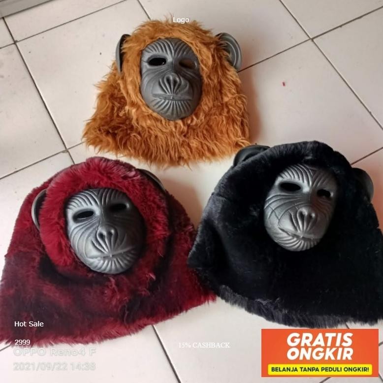 Topeng Monyet/Topeng Singa Original
