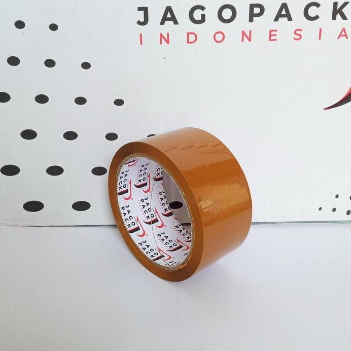 

1 SLOP / 6 PCS - Lakban Coklat Ekonomis 45 x 90 yard - Lakban Packing - Jago Pack Indonesia murah