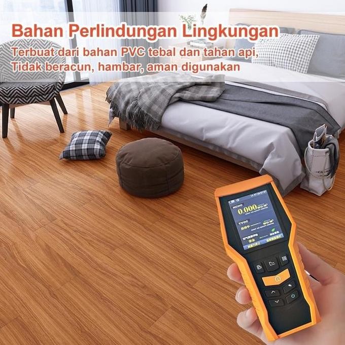 Grosir Stiker Lantai Vinyl Pvc 92Cmx16Cm Motif Kayu Realistis 36 Pcs/Kotak - Kamar List  Gold Wall P