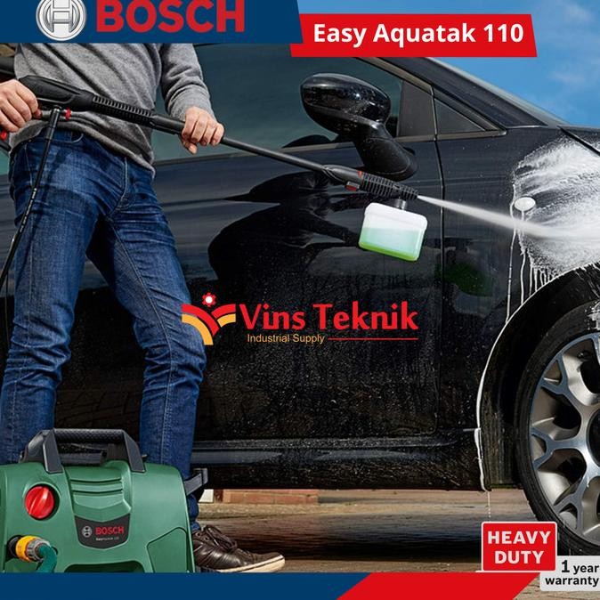 Bosch Easy Aquatak 110 Alat Cuci Mobil Steam Jet Cleaner 110 Bar