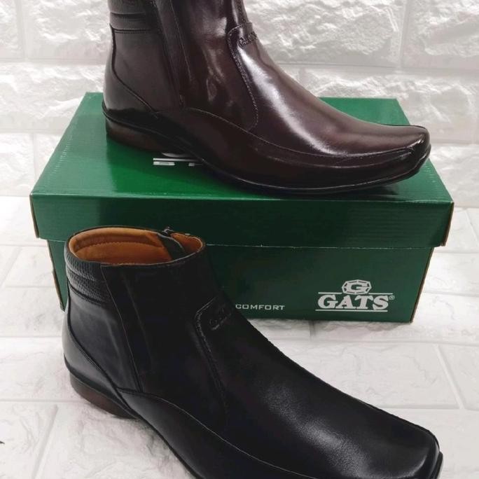 Promo Sepatu Pria Pantofel Boots Kulit Gats Zu 0051 Terbaru Original