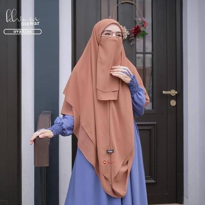 Grosir Ghj Gratis Cadar 2 Layer Segiempat Instan Jumbo Khimar Mawar Syari Segi Empat Khimar Hijab Ji
