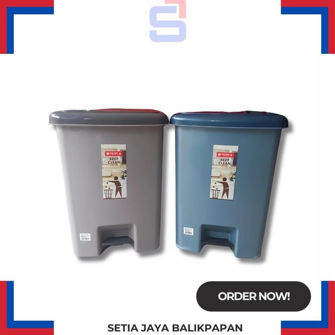 &<&<&<&] Tempat sampah injak Lion star 25 liter
