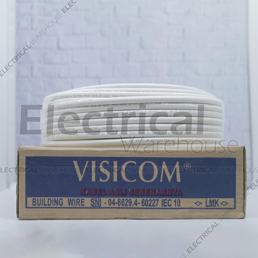 Kabel Listrik NYM 3x1.5mm2 VISICOM 50 Meter SNI (3x1.5 3x1,5mm 3x1,5) 50M