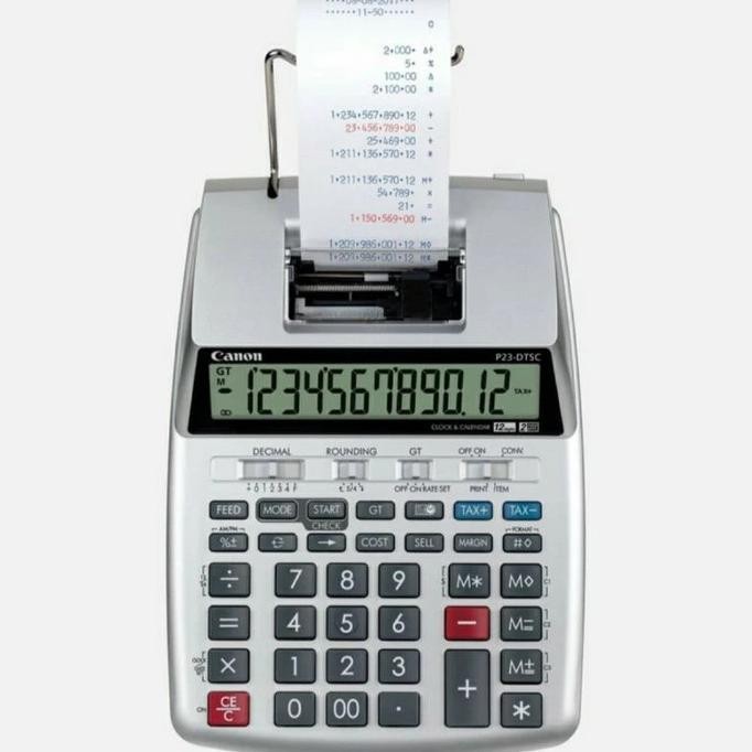 

Canon Printing Calculator P23-Dtsc - Kalkulator Kasir Printer Struk Canon P23-Dtc Printing Calculator Original & Garansi Resmi