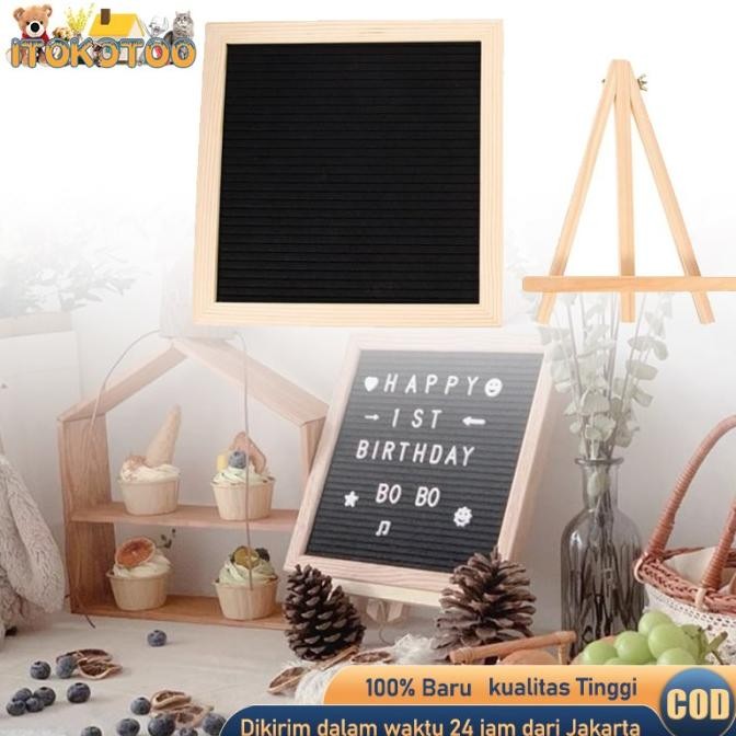 

FULL SET FELT LETTER BOARD 25CM PAPAN NAMA HURUF BABY NEWBORN ORIGINAL DAN TERPERCAYA