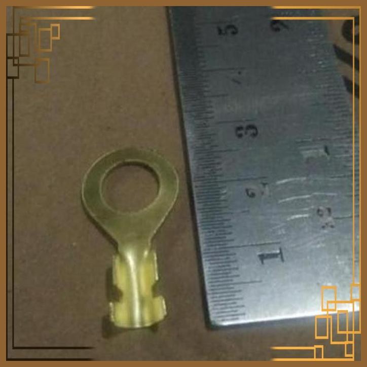 [POG] SKUN RING BULAT TERMINAL BAUT 12 KABEL KECIL BRASS