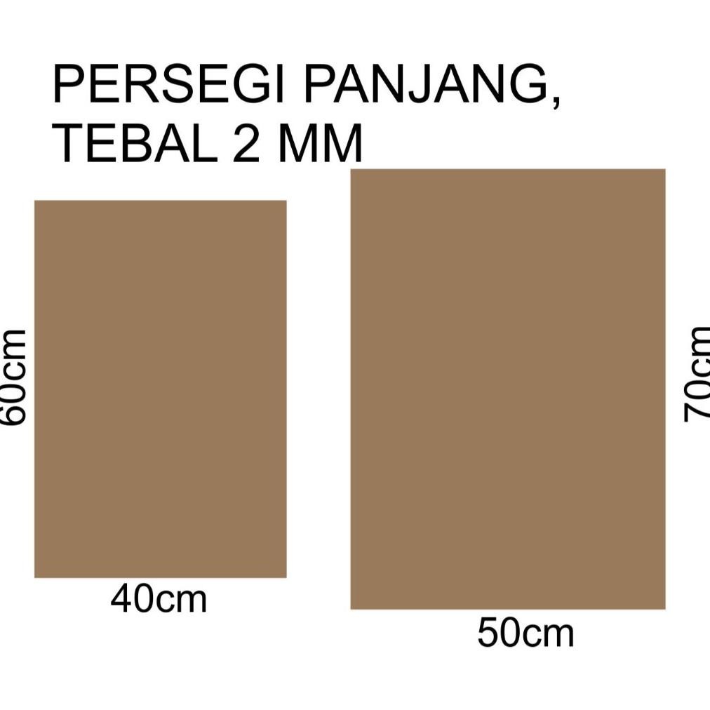 

Gh-45 Potongan Akrilik Persegi 40 X 60 Cm, 50 X 70 Cm