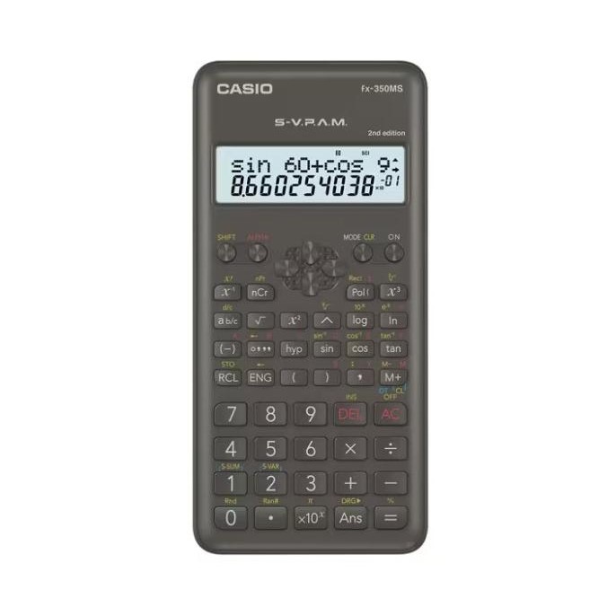 

Kalkulator Sekolah/Kuliah Scientifix Casio Fx-350Ms 2Nd Edition
