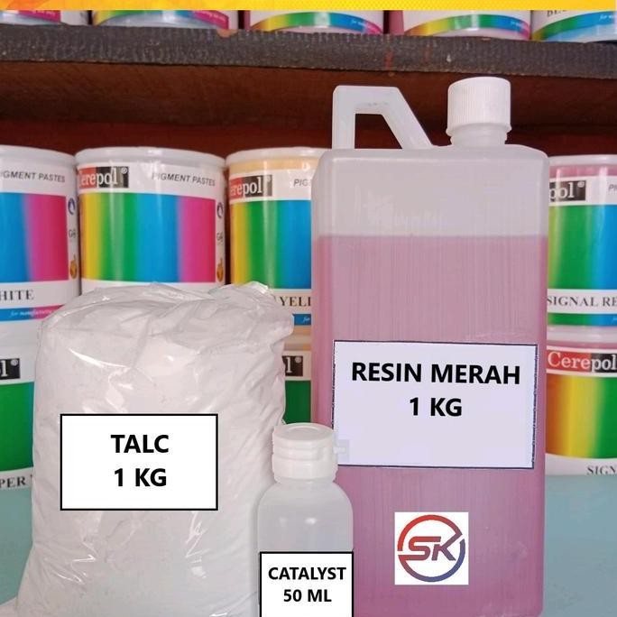 

Promo Resin ltr talk kg catalis ml COD