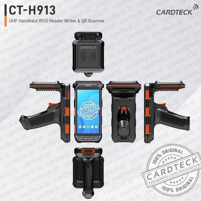 

Murah Uhf Handheld Reader Writer Impinj E710 Android 13.0 Embedded Barcode Scanner Cardteck H913 Inventory Tracking