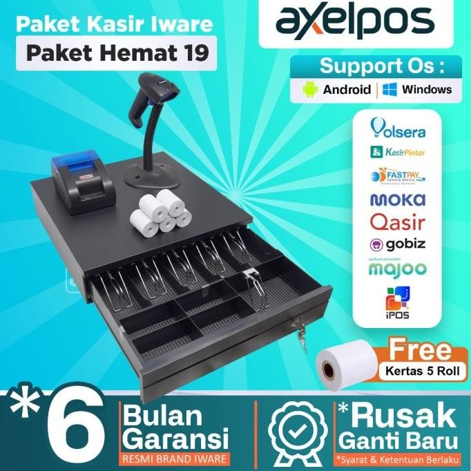 

Grosir Paket Alat Mesin Kasir Toko Retail Umkm Iware