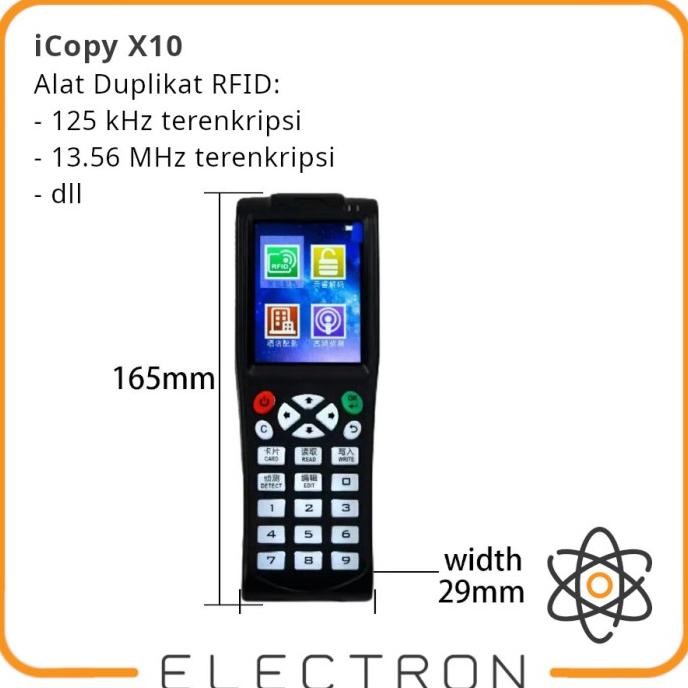 

Sale Icopy X10 Rfid Nfc Copier Duplicator Alat Duplikat Kartu Akses Nfc